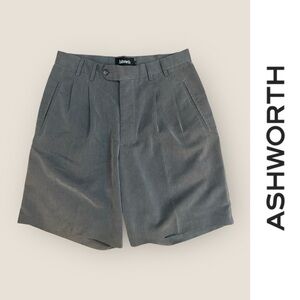 Ashworth Men's Taupe Flat Front‎ Golf Shorts, Size 30, MSRP $65